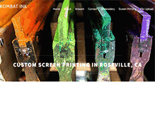 Tablet Screenshot of kombatink.com